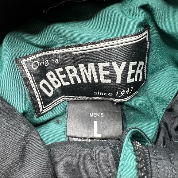 Vintage Obermeyer Everest Winter Ski Snow Jacket in Green Black - Picture 4 of 11
